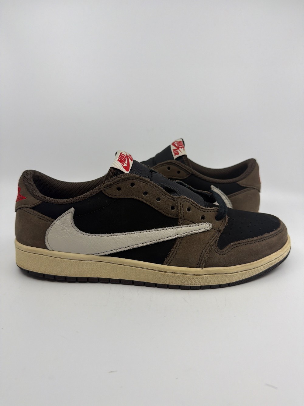 *USED* AJ 1 LOW X TRAVIS SCOTT - MOCHA