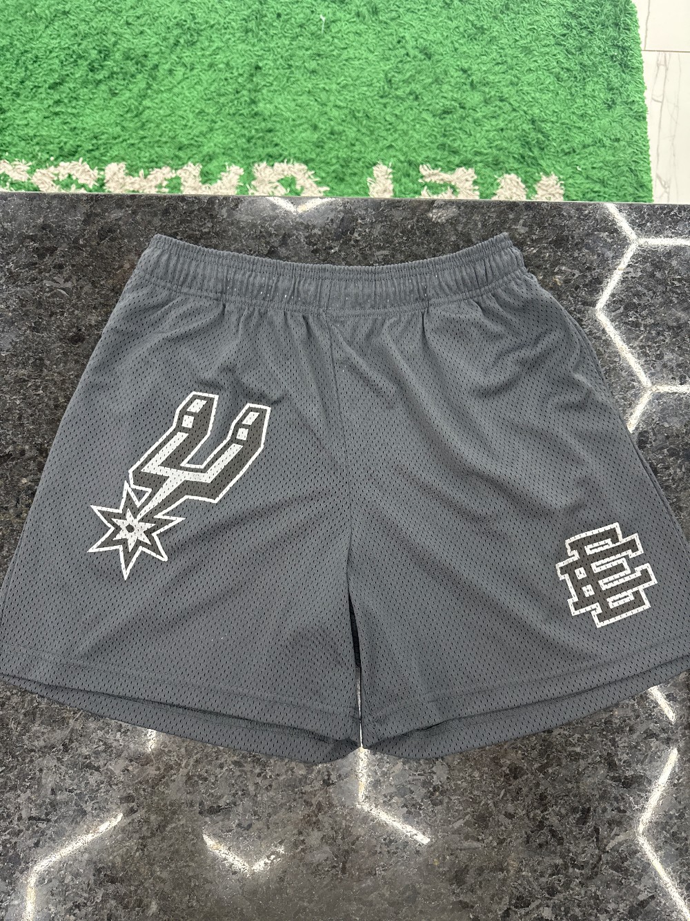 ERIC EMMANUEL SPURS MESH SHORTS (2026)