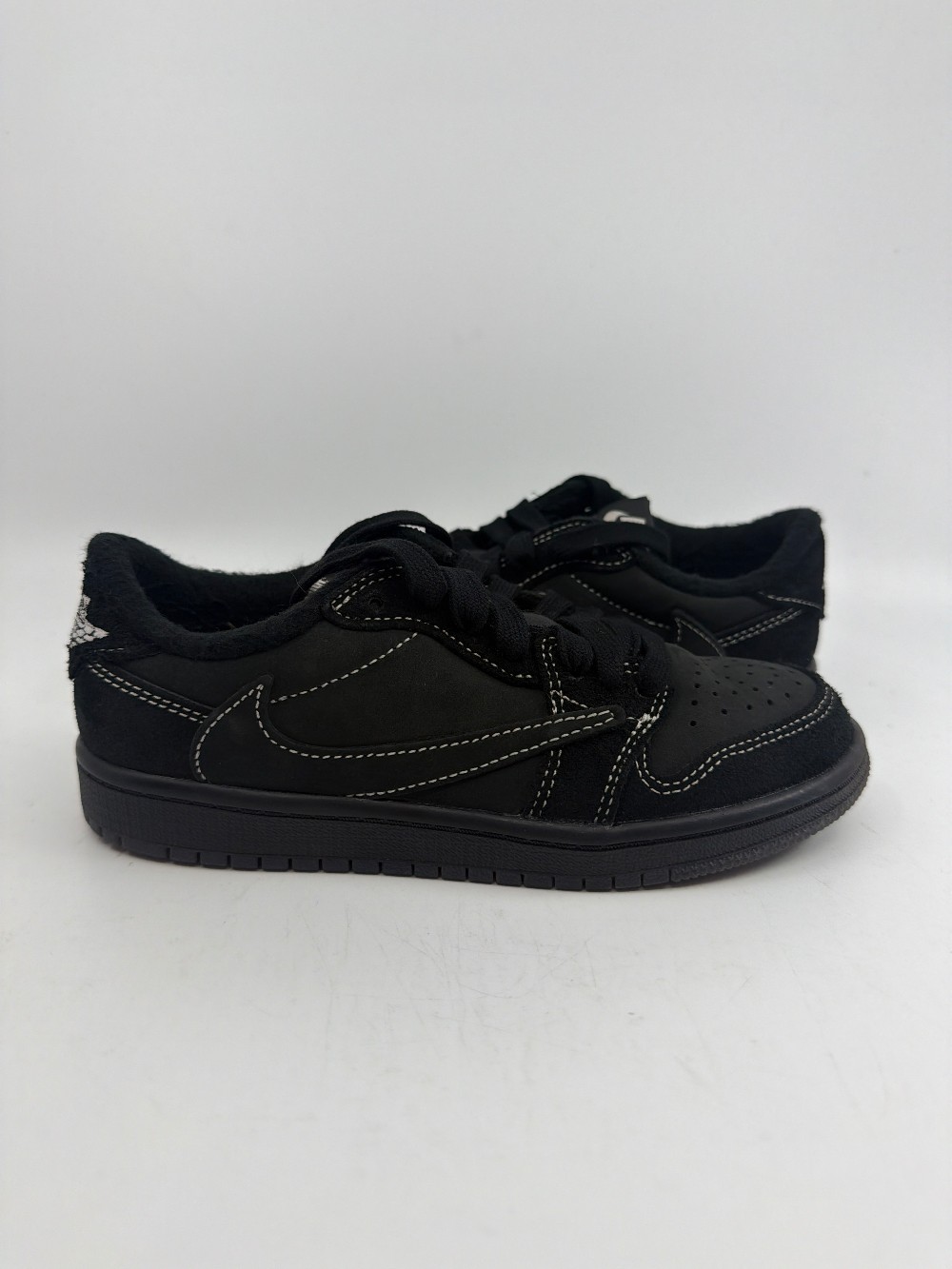 *USED* AJ 1 LOW X TRAVIS SCOTT (PS) - BLACK PHANTOM