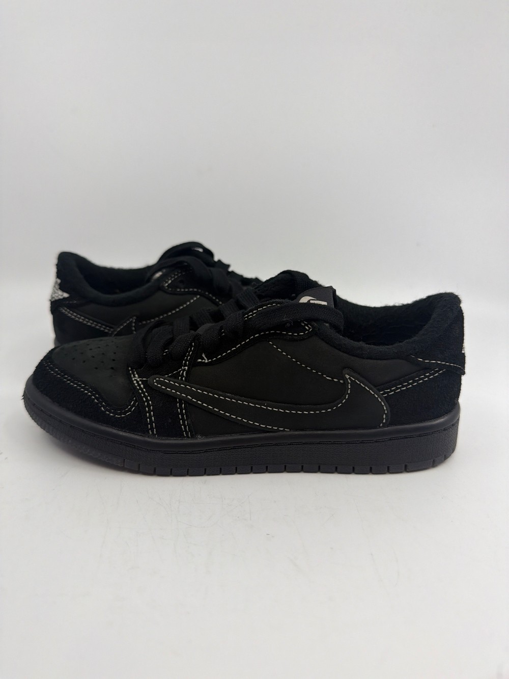 *USED* AJ 1 LOW X TRAVIS SCOTT (PS) - BLACK PHANTOM