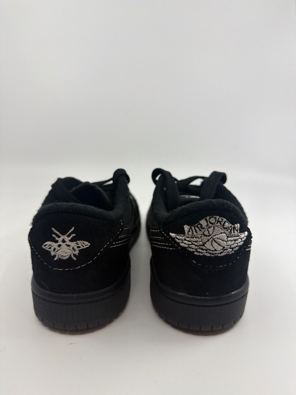 *USED* AJ 1 LOW X TRAVIS SCOTT (PS) - BLACK PHANTOM