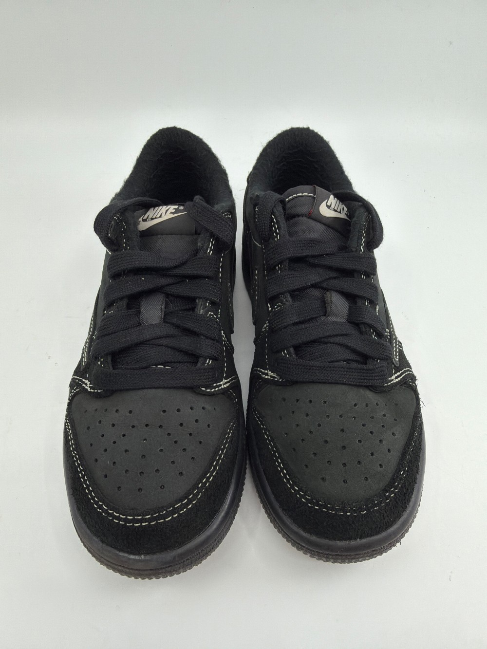 *USED* AJ 1 LOW X TRAVIS SCOTT (PS) - BLACK PHANTOM