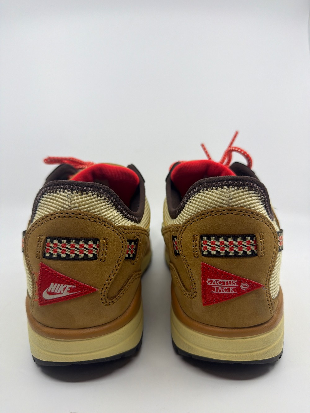 *USED* NIKE AIR MAX 1 X TRAVIS SCOTT - WHEAT LEMON DROP