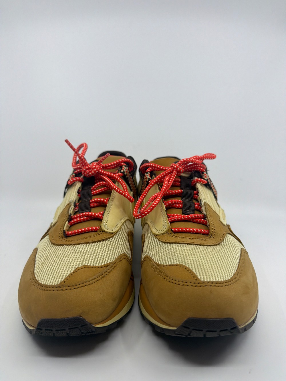 *USED* NIKE AIR MAX 1 X TRAVIS SCOTT - WHEAT LEMON DROP