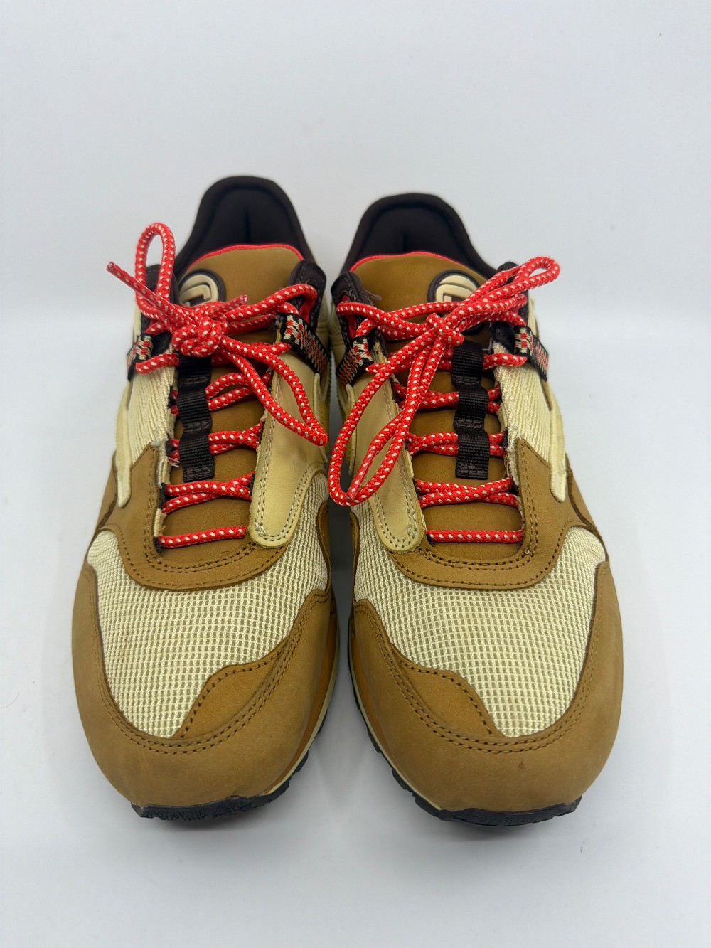 *USED* NIKE AIR MAX 1 X TRAVIS SCOTT - WHEAT LEMON DROP