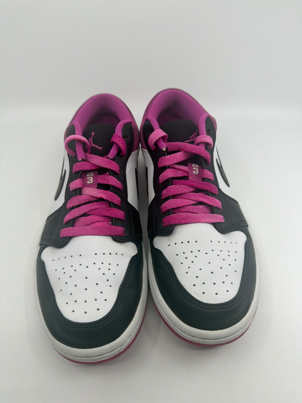*USED* AJ 1 LOW - BLACK ACTIVE FUCHSIA