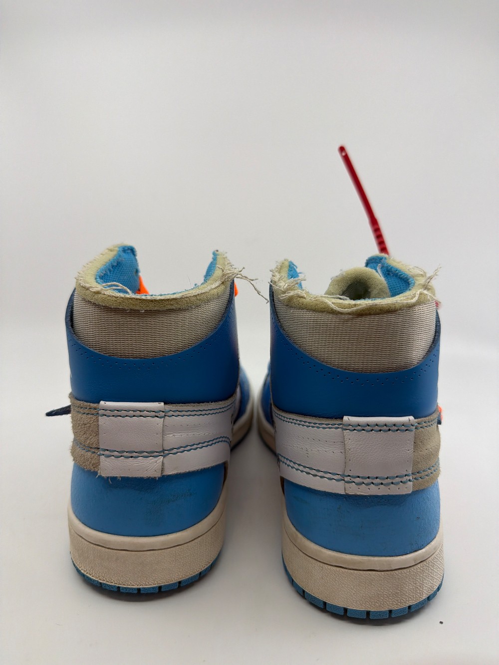 *USED/NO BOX* AJ 1 X OFF-WHITE - UNIVERSITY BLUE