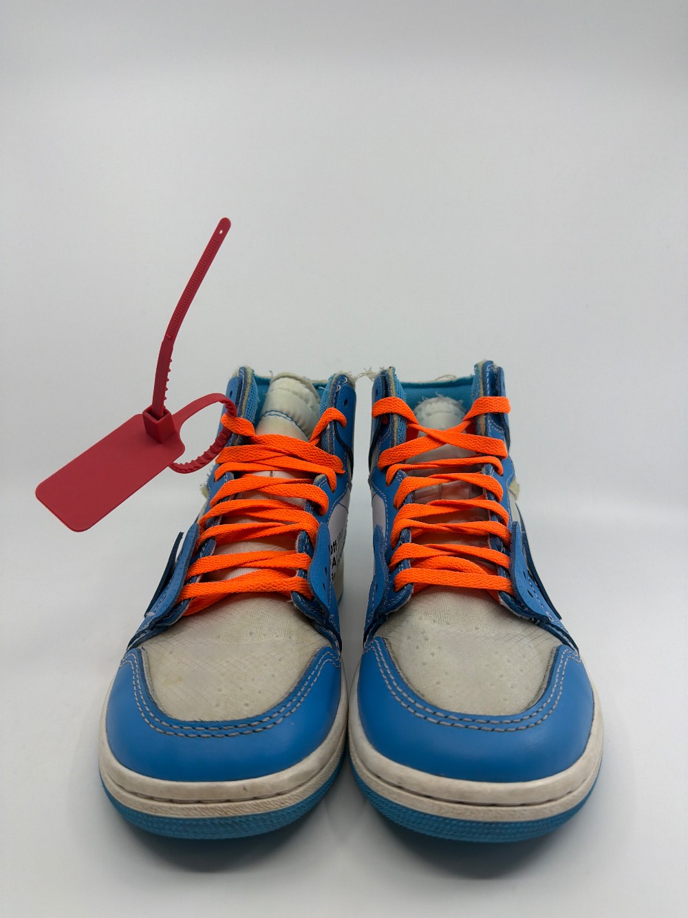 *USED/NO BOX* AJ 1 X OFF-WHITE - UNIVERSITY BLUE