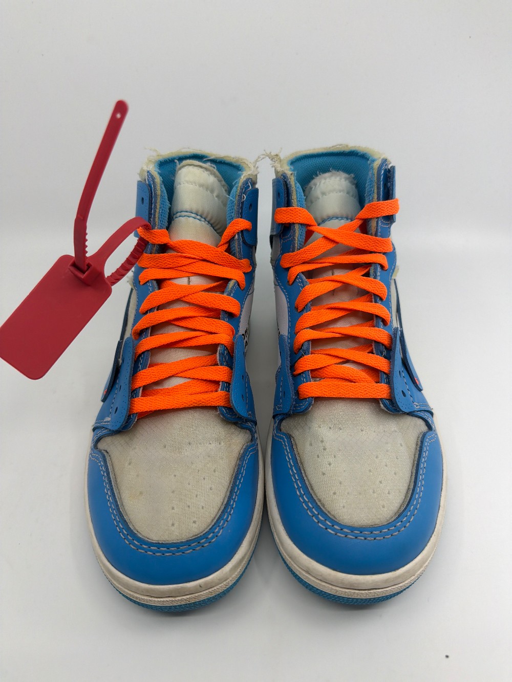 *USED/NO BOX* AJ 1 X OFF-WHITE - UNIVERSITY BLUE