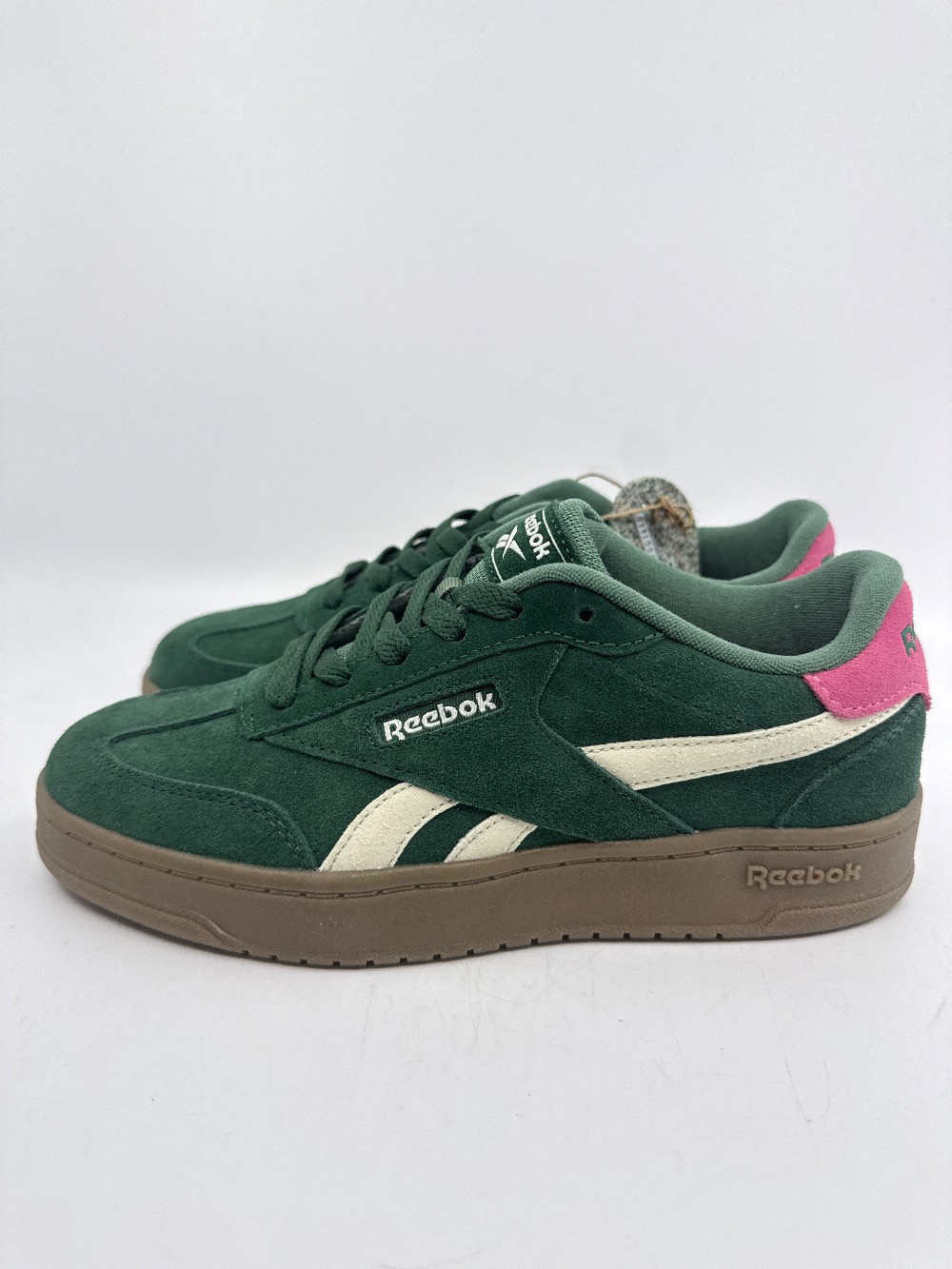 REEBOK CLUB C GROUNDS - GREEN NATURAL PINK