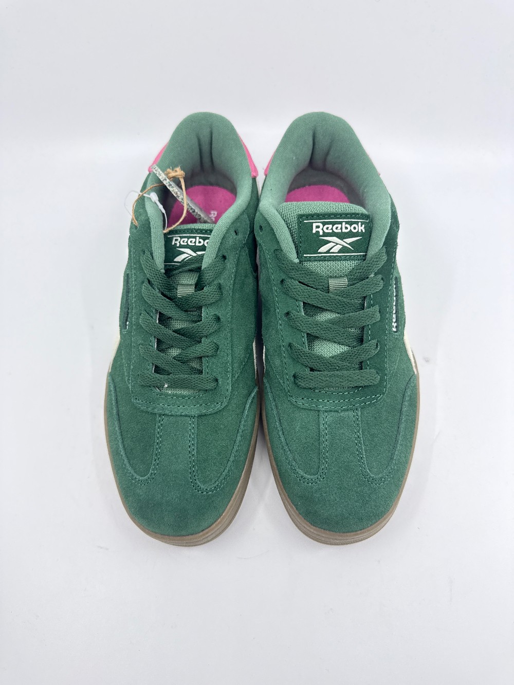 REEBOK CLUB C GROUNDS - GREEN NATURAL PINK