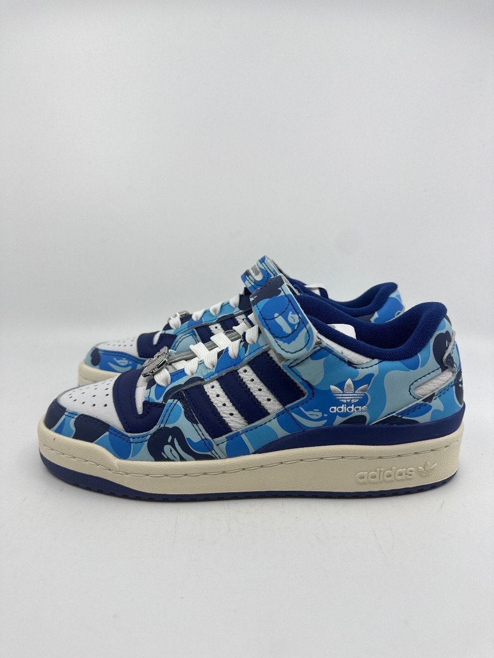 ADIDAS X BAPE FORUM 84 LOW - BLUE CAMO