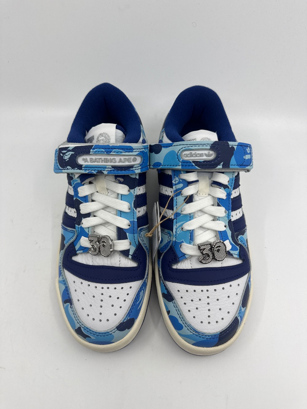 ADIDAS X BAPE FORUM 84 LOW - BLUE CAMO