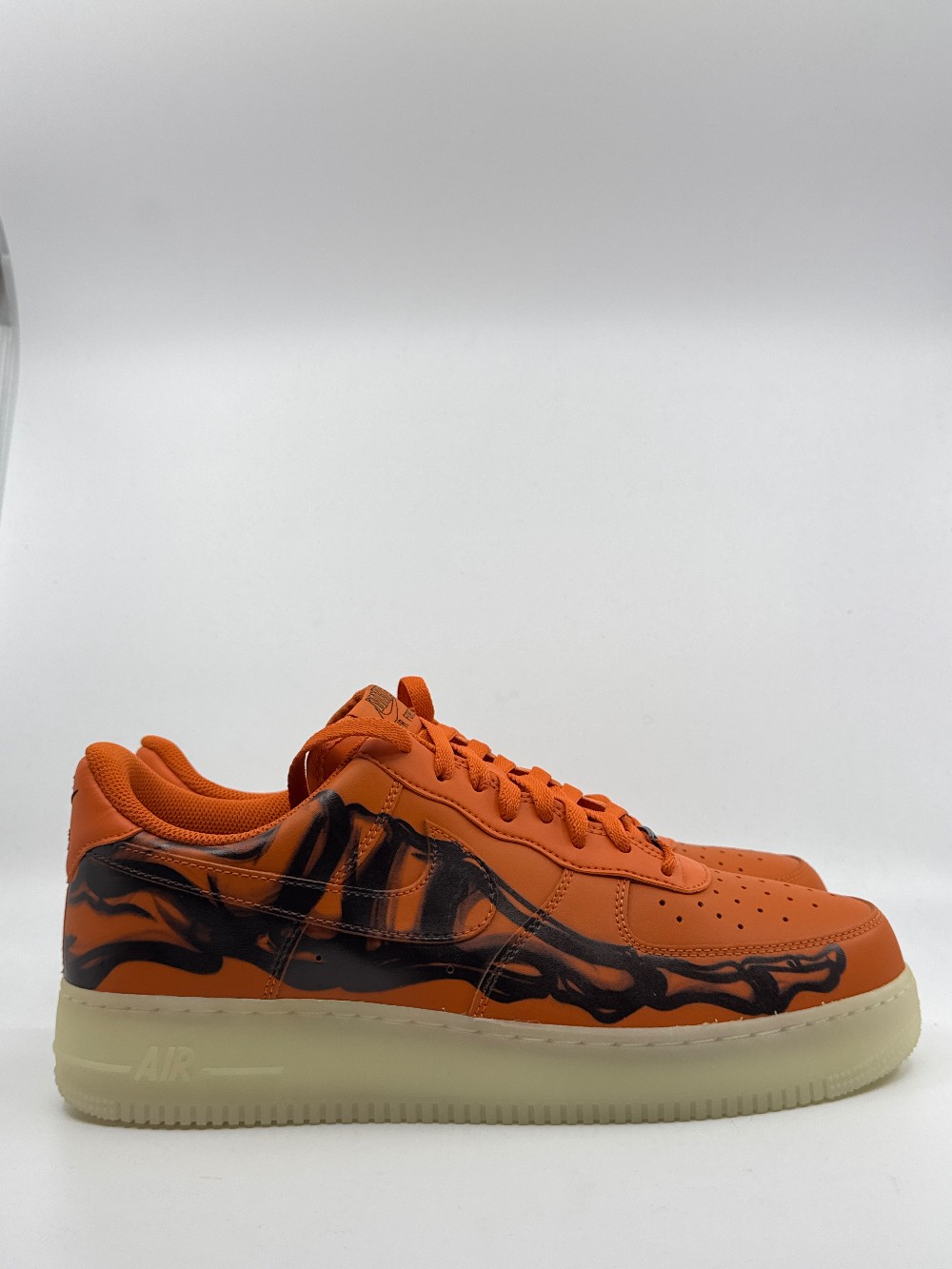 *NO BOX* NIKE AIR FORCE 1 LOW - ORANGE SKELETON HALLOWEEN (2020)
