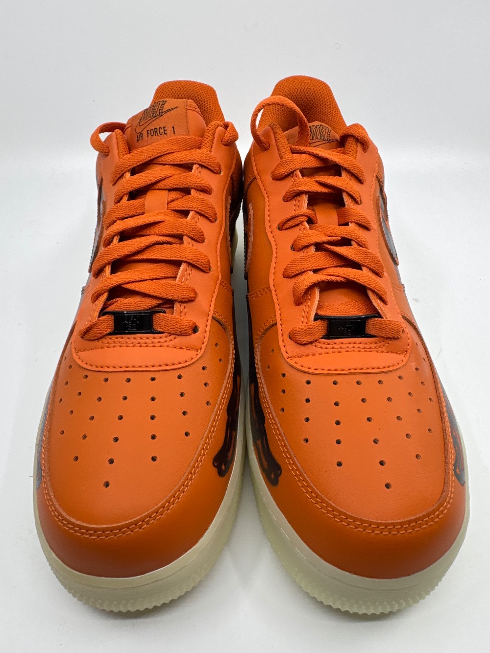 *NO BOX* NIKE AIR FORCE 1 LOW - ORANGE SKELETON HALLOWEEN (2020)