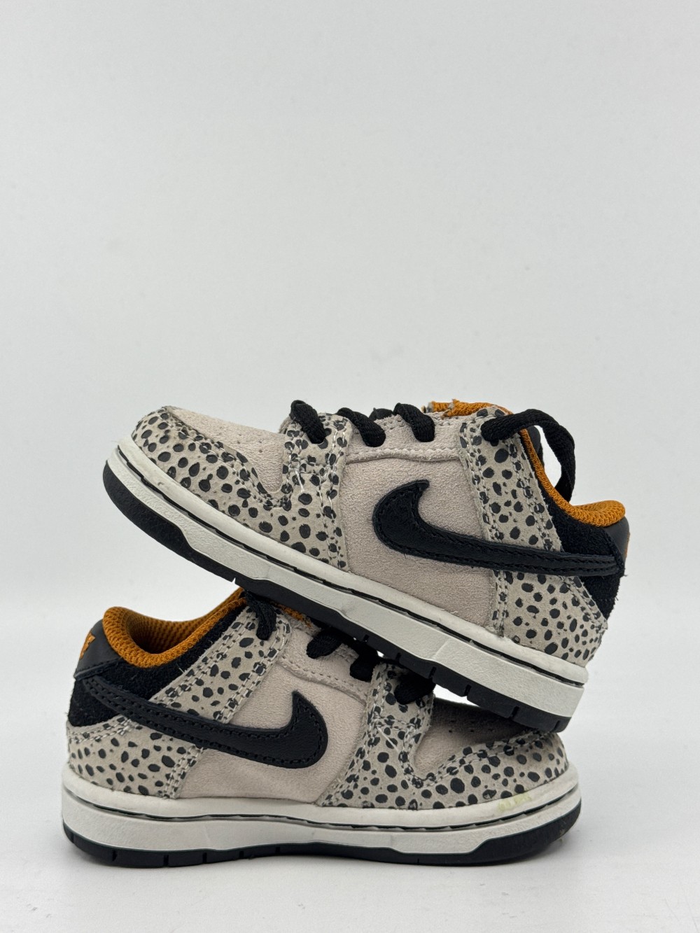 *USED* NIKE SB DUNK LOW (TD) - ELECTRIC PACK OLYMPIC SAFARI