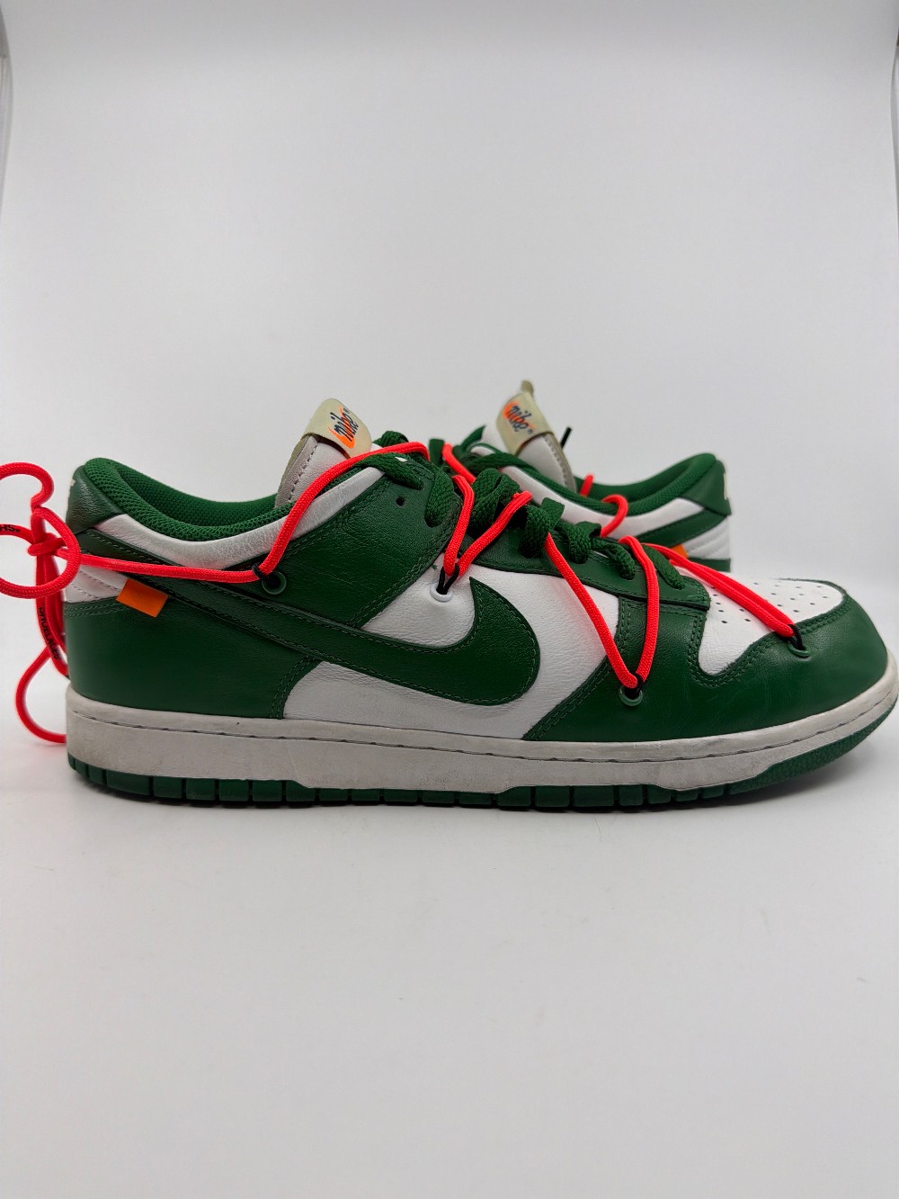*USED* NIKE DUNK LOW X OFF-WHITE - PINE GREEN