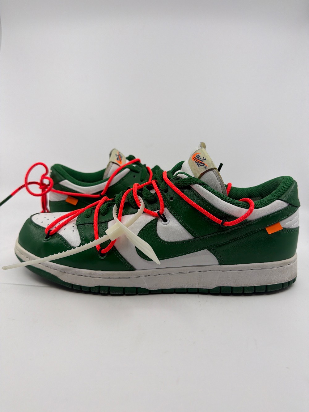 *USED* NIKE DUNK LOW X OFF-WHITE - PINE GREEN