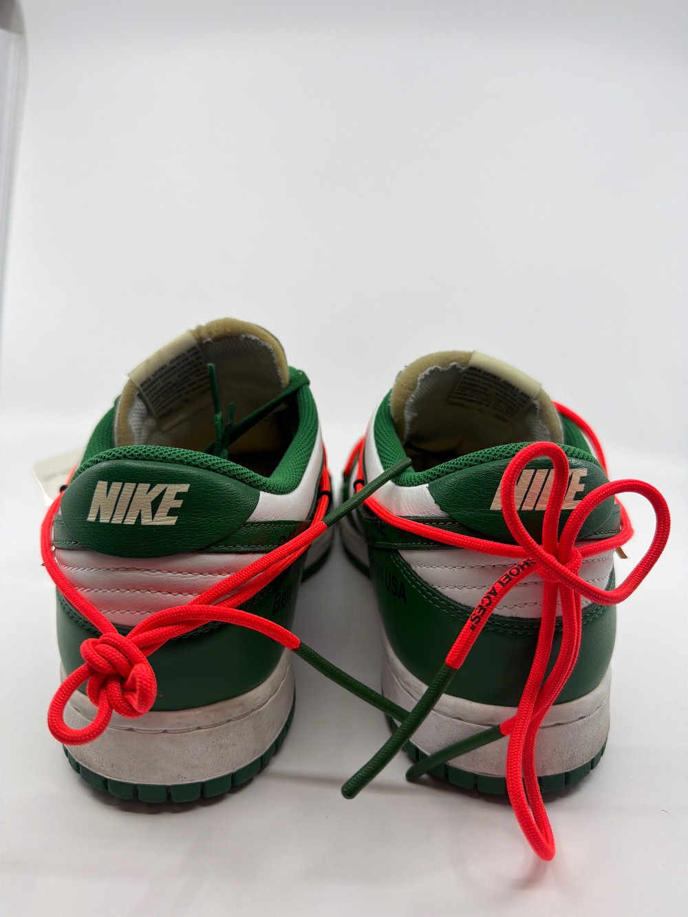 *USED* NIKE DUNK LOW X OFF-WHITE - PINE GREEN