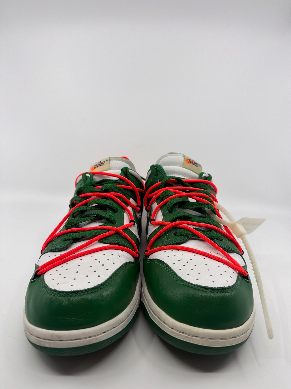 *USED* NIKE DUNK LOW X OFF-WHITE - PINE GREEN
