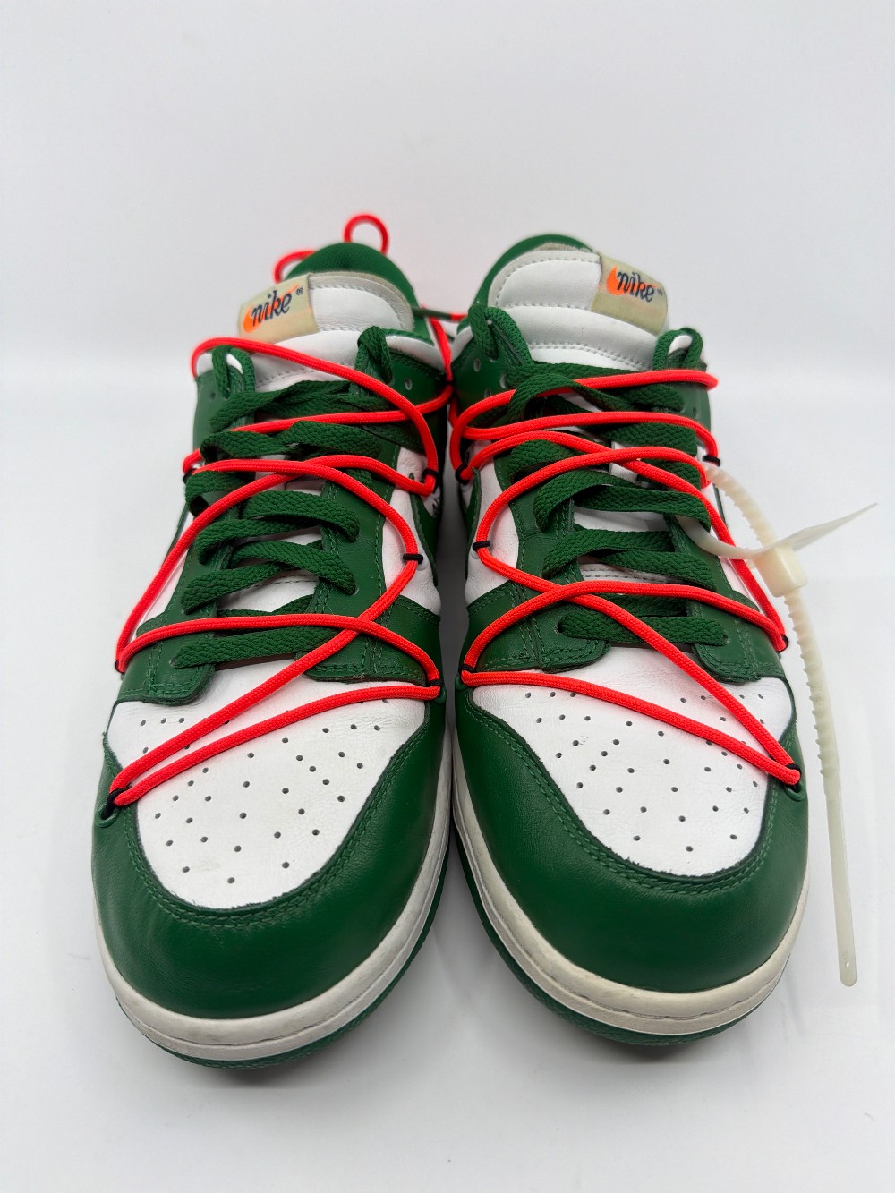 *USED* NIKE DUNK LOW X OFF-WHITE - PINE GREEN