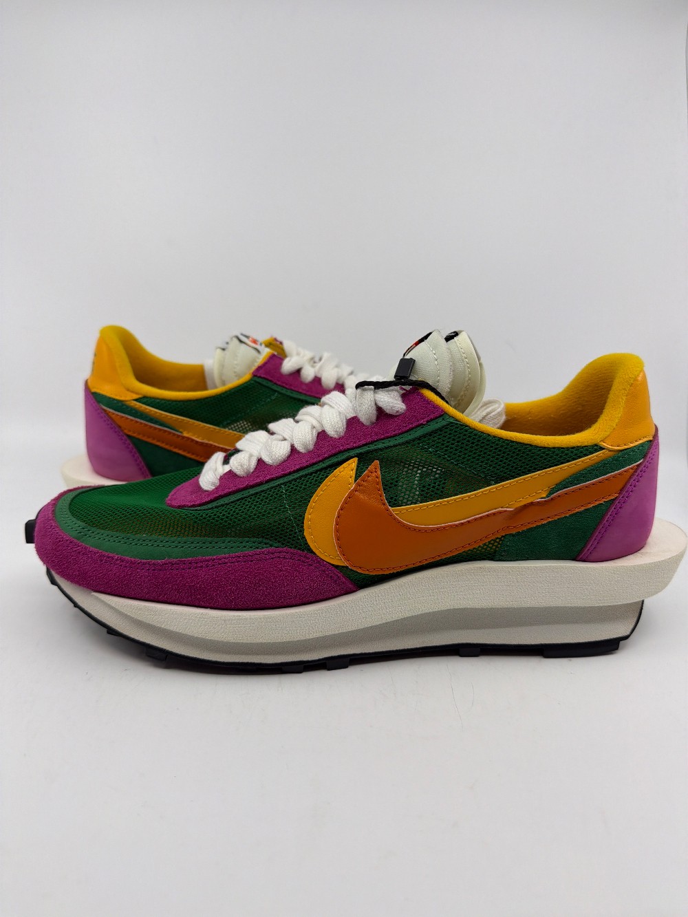 *USED/REP BOX* NIKE X SACAI LDWAFFLE - PINE GREEN