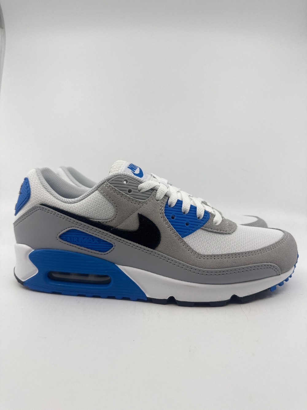 NIKE AM 90 - PURE PLATINUM PHOTO BLUE