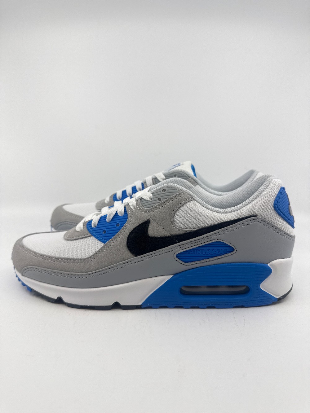 NIKE AM 90 - PURE PLATINUM PHOTO BLUE