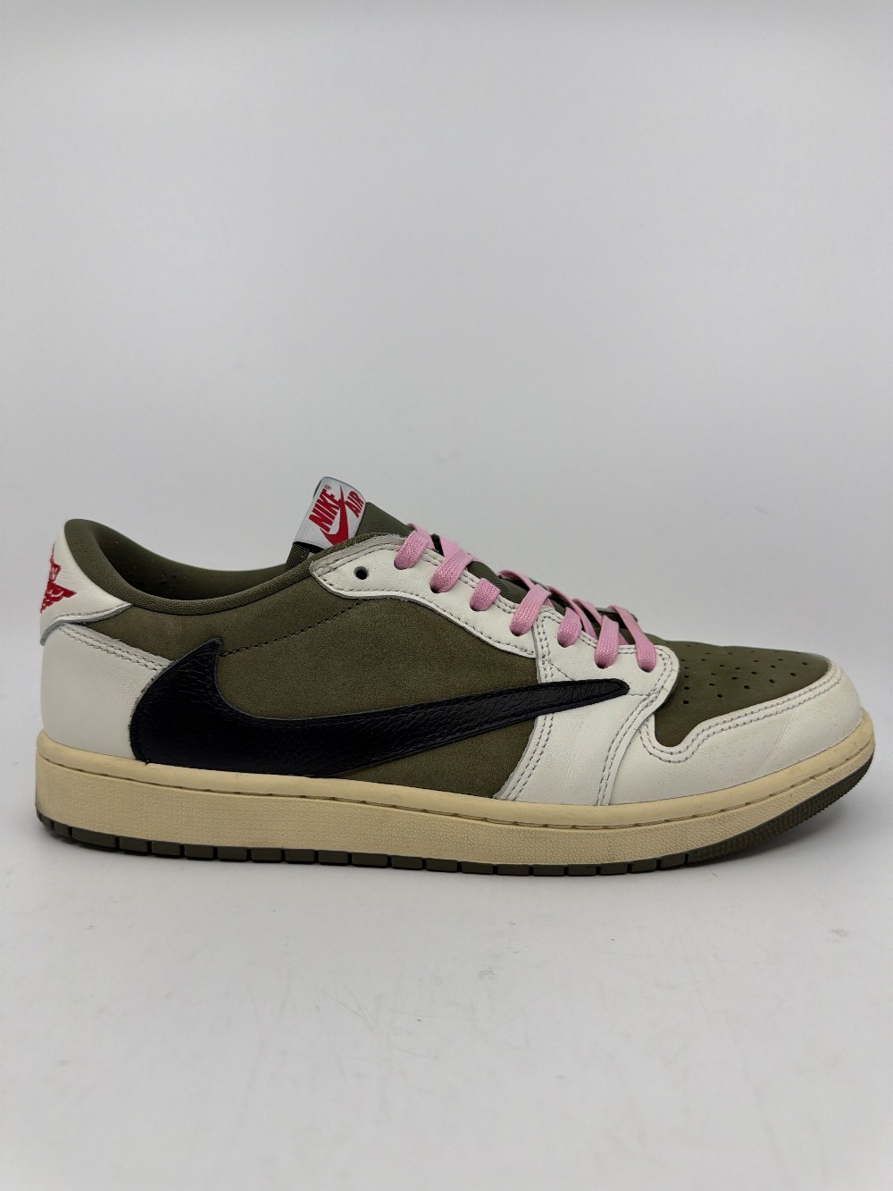 *USED* AJ 1 LOW X TRAVIS SCOTT - MEDIUM OLIVE