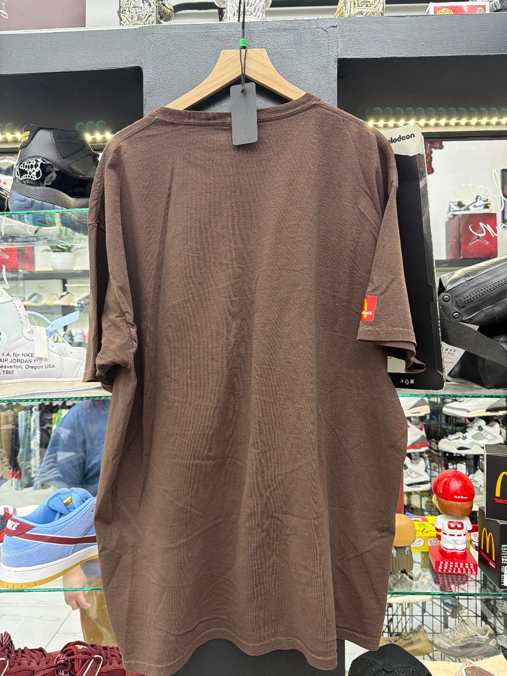 *USED* TRAVIS SCOTT X MCDONALDS TEE - BROWN FRY