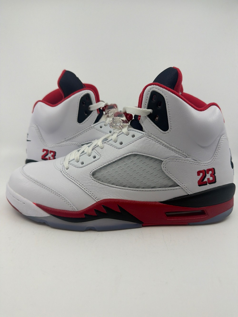 *USED* AJ 5 - FIRE RED BLACK TONGUE (2025)