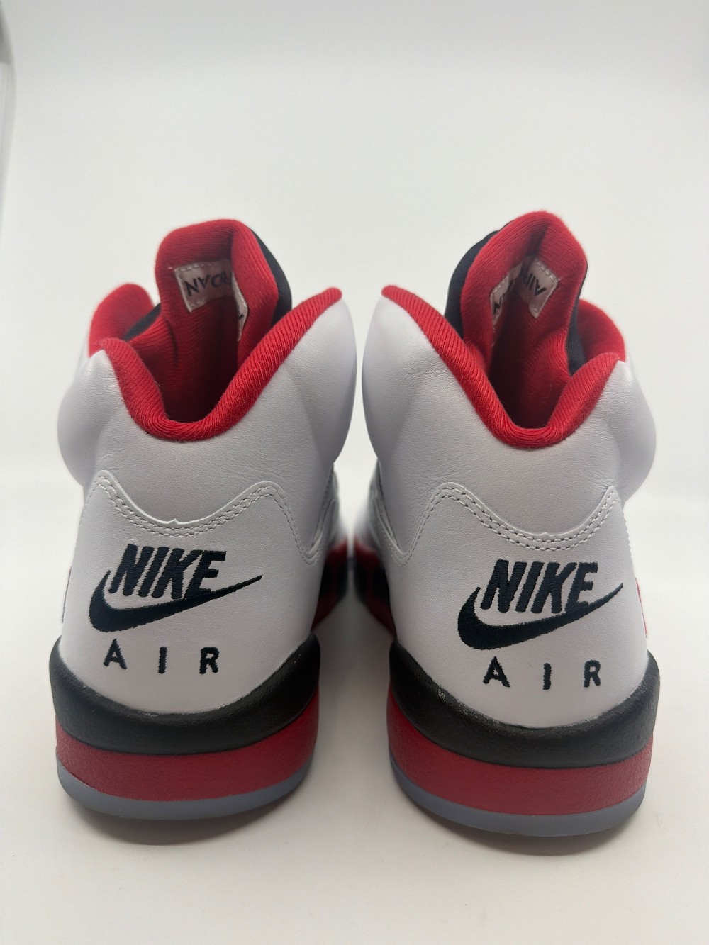 *USED* AJ 5 - FIRE RED BLACK TONGUE (2025)