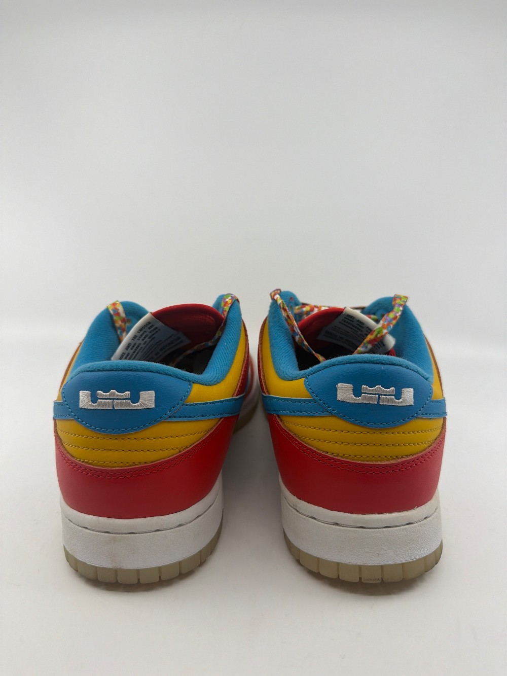 *USED* NIKE DUNK LOW X LEBRON JAMES - FRUITY PEBBLES