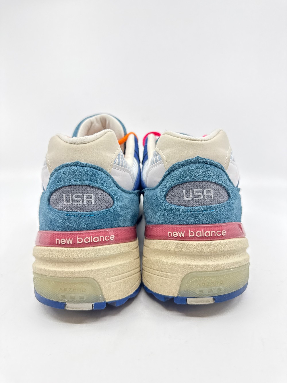 *USED* NEW BALANCE 992 - BLUE TEAL ROSE