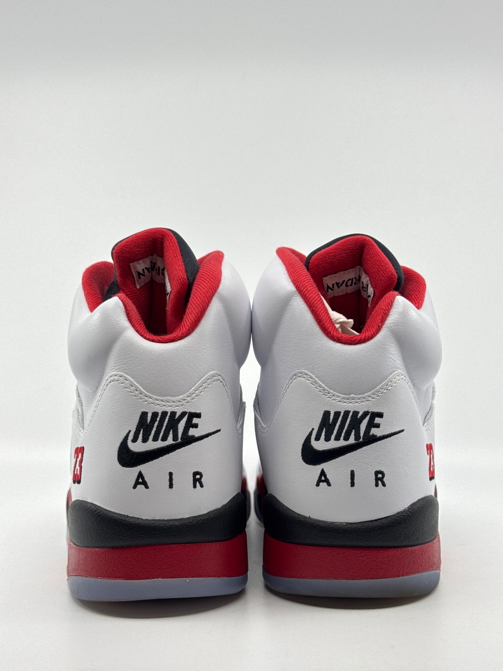 *USED* AJ 5 - FIRE RED BLACK TONGUE (2025)