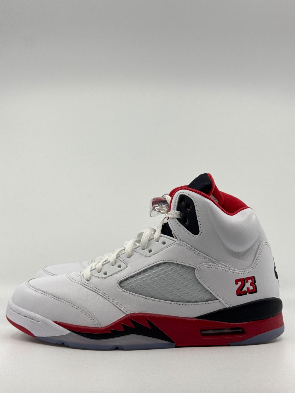 *USED* AJ 5 - FIRE RED BLACK TONGUE (2025)