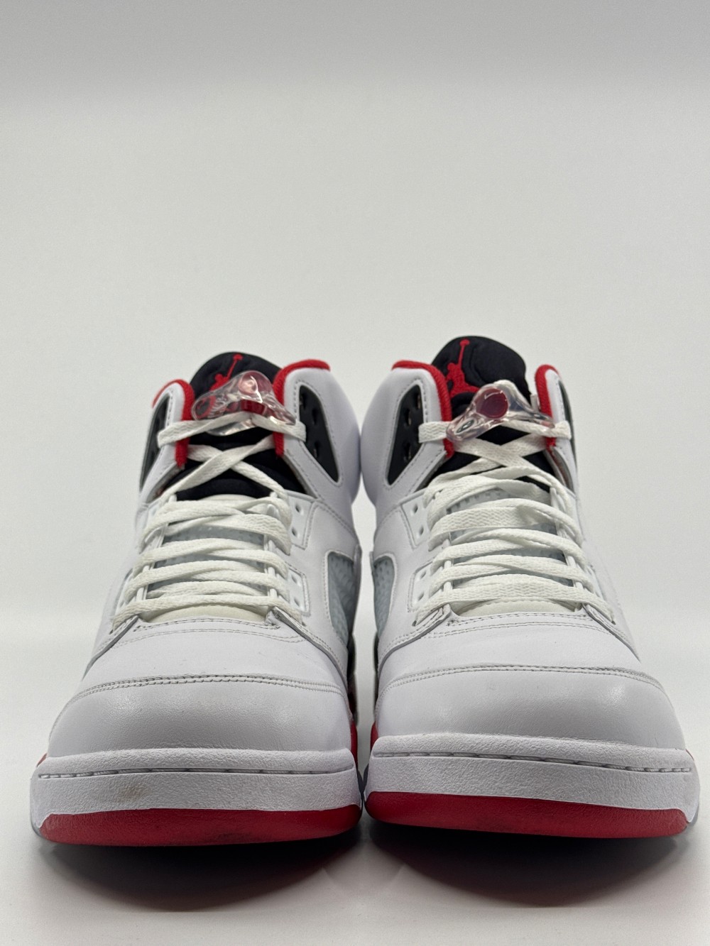 *USED* AJ 5 - FIRE RED BLACK TONGUE (2025)