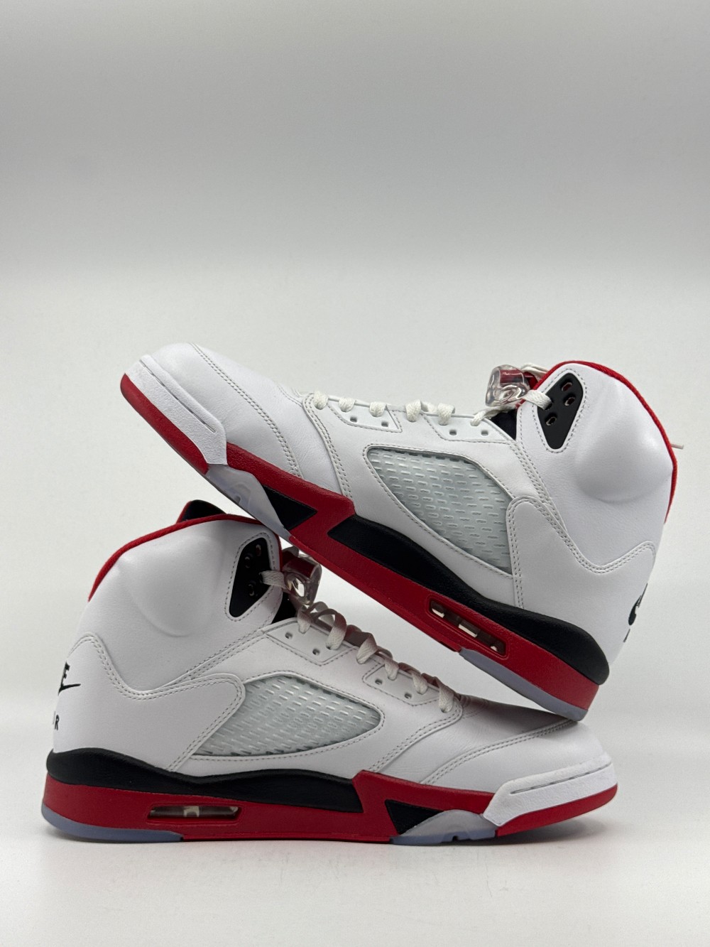 *USED* AJ 5 - FIRE RED BLACK TONGUE (2025)