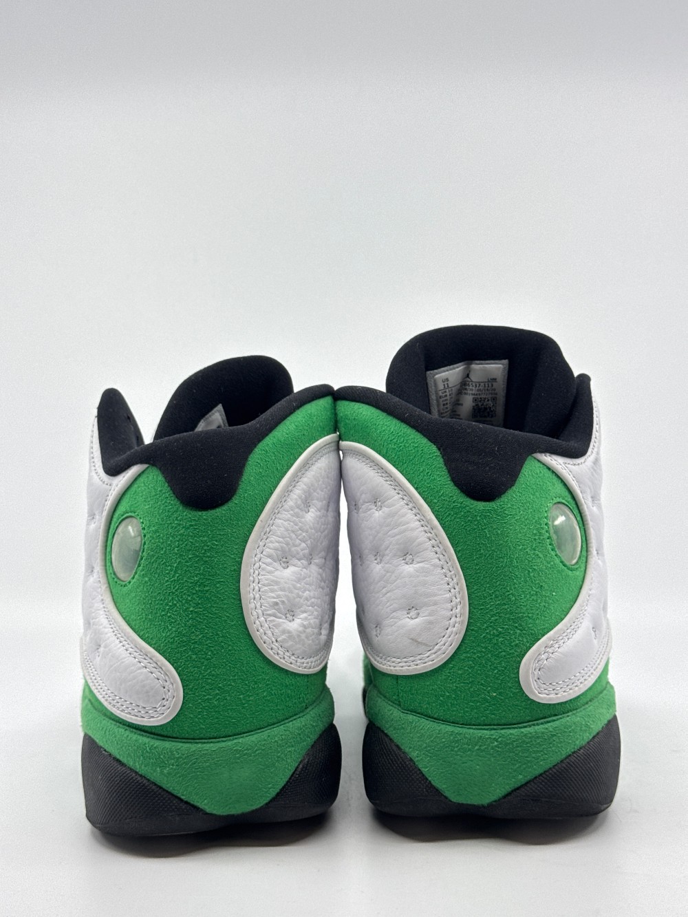 *USED* AJ 13 - WHITE LUCKY GREEN