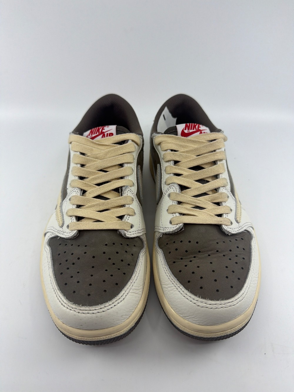 *USED* AJ 1 LOW X TRAVIS SCOTT - REVERSE MOCHA
