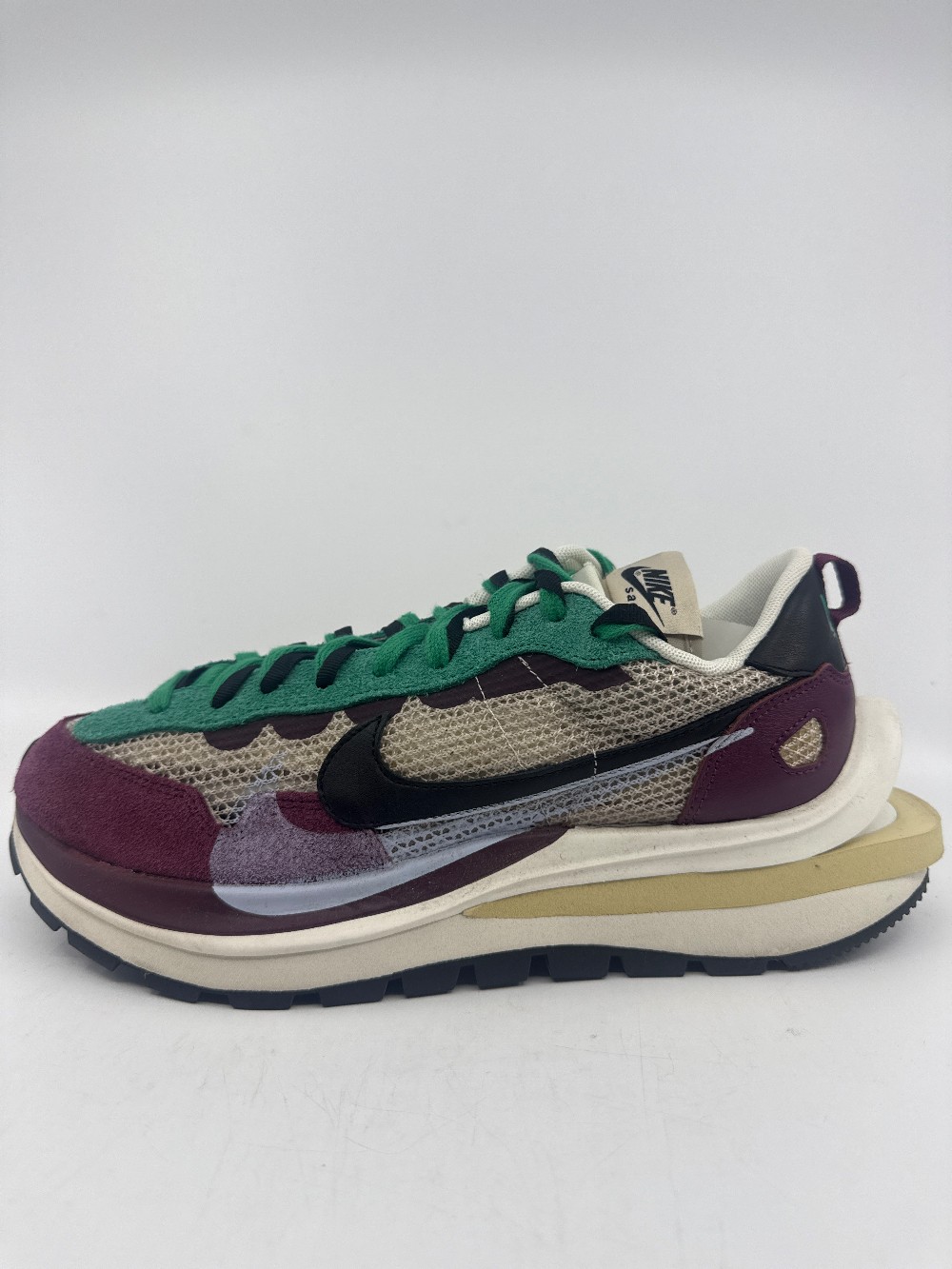 *USED* NIKE VAPORWAFFLE X SACAI - VILLIAN RED NEPTUNE GREEN