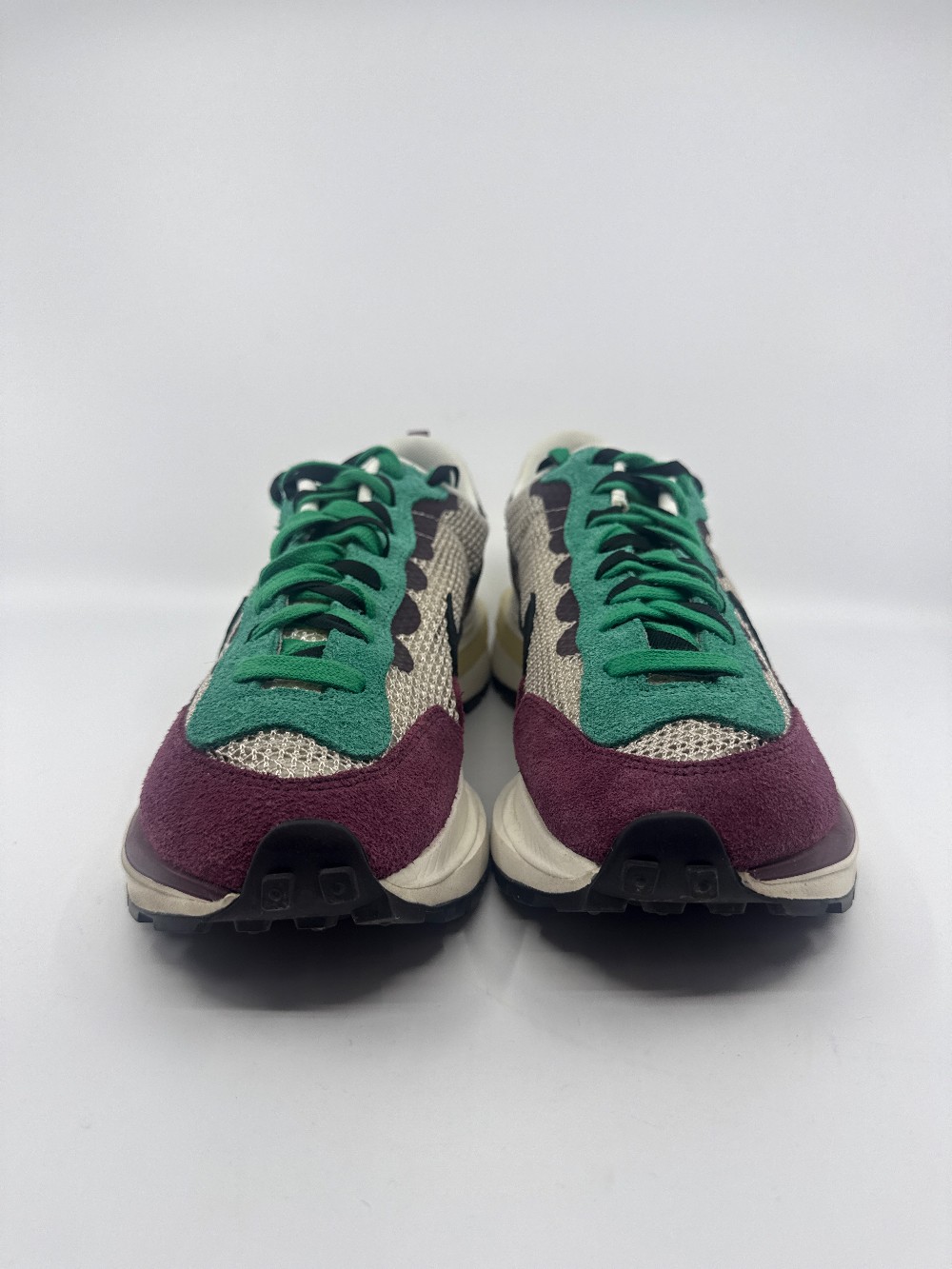 *USED* NIKE VAPORWAFFLE X SACAI - VILLIAN RED NEPTUNE GREEN