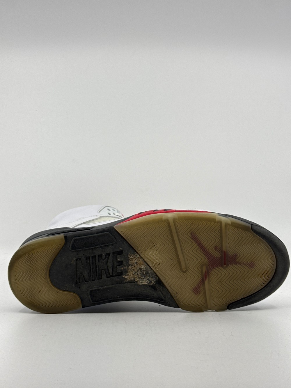 *USED* AJ 5 - FIRE RED SILVER TONGUE (2020)