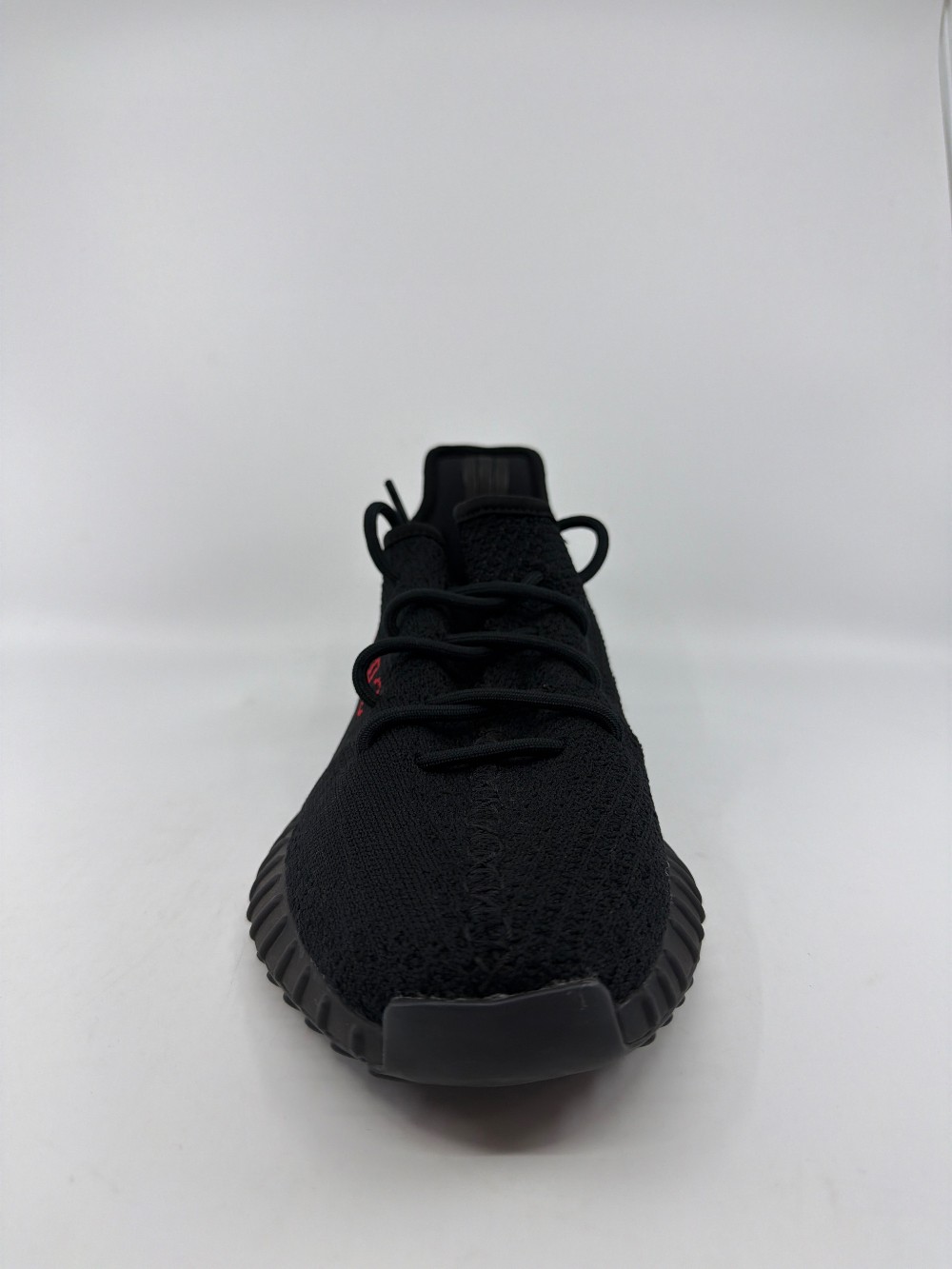 *USED* YEEZY 350 V2 - BLACK RED