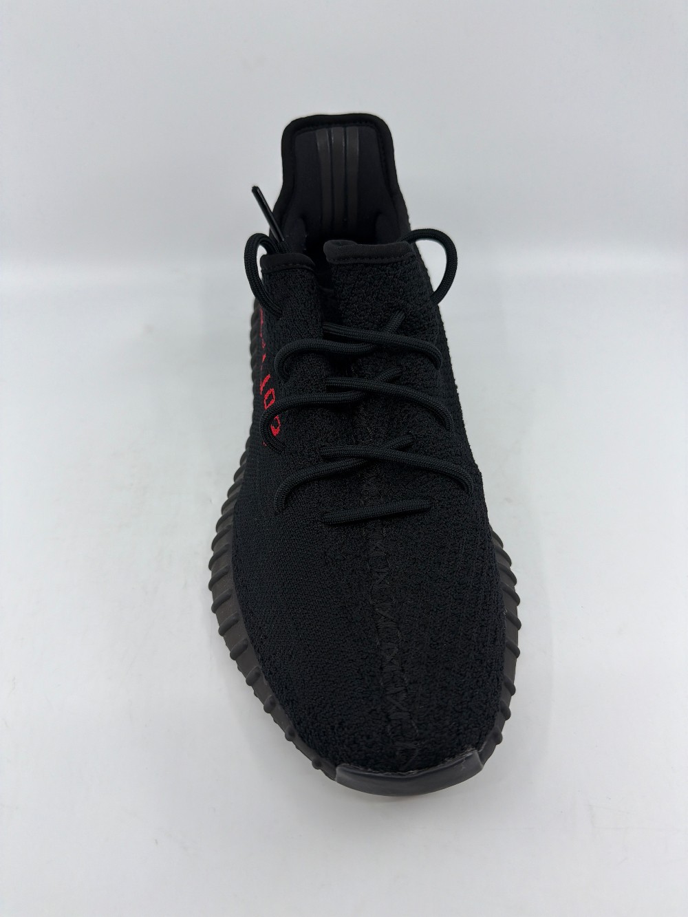 *USED* YEEZY 350 V2 - BLACK RED