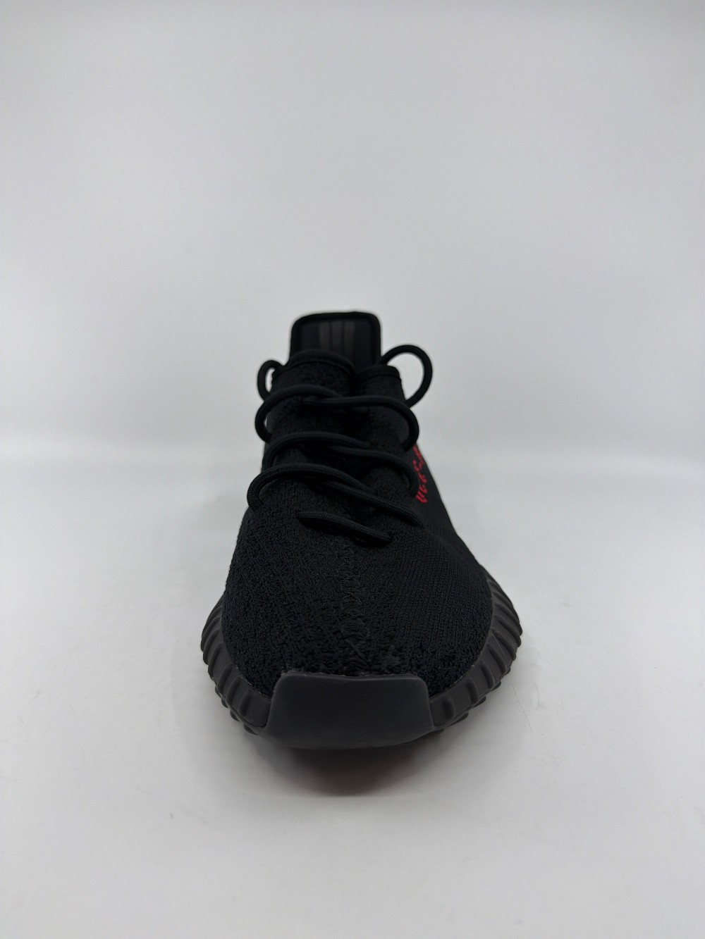 *USED* YEEZY 350 V2 - BLACK RED