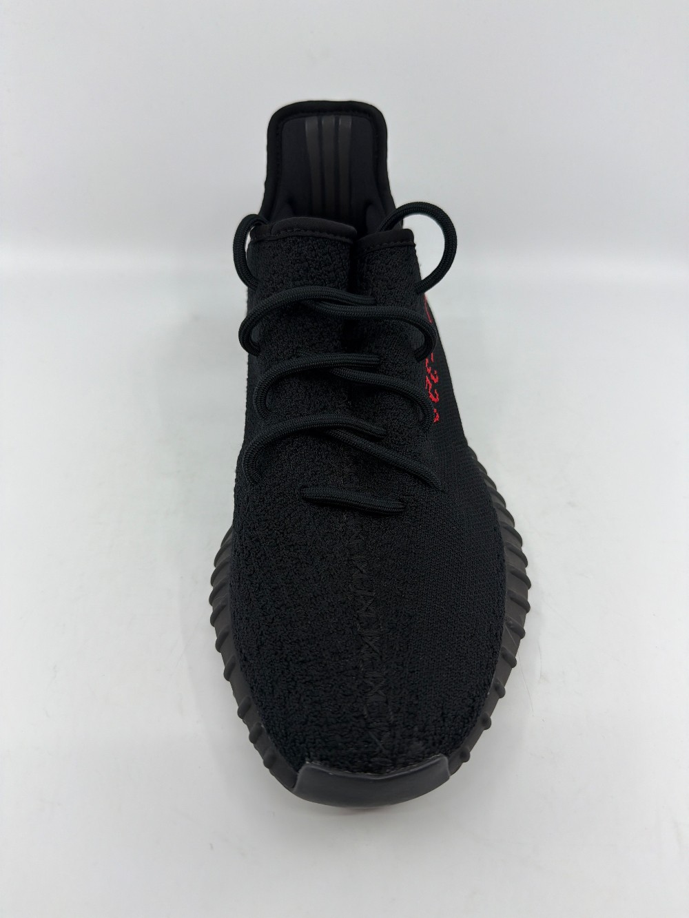 *USED* YEEZY 350 V2 - BLACK RED