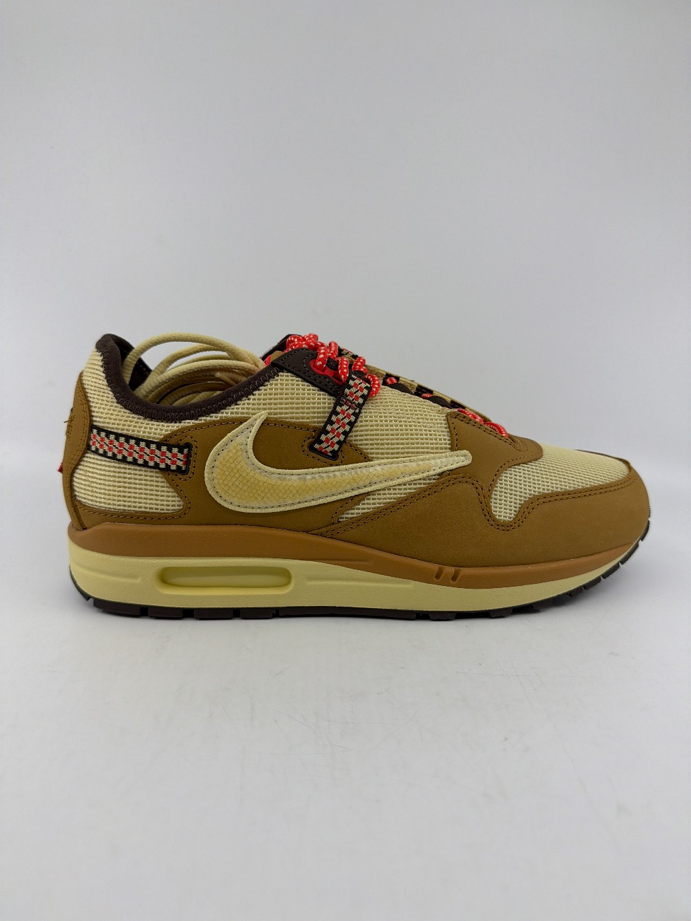 NIKE AIR MAX 1 X TRAVIS SCOTT - CACTUS JACK WHEAT LEMON DROP