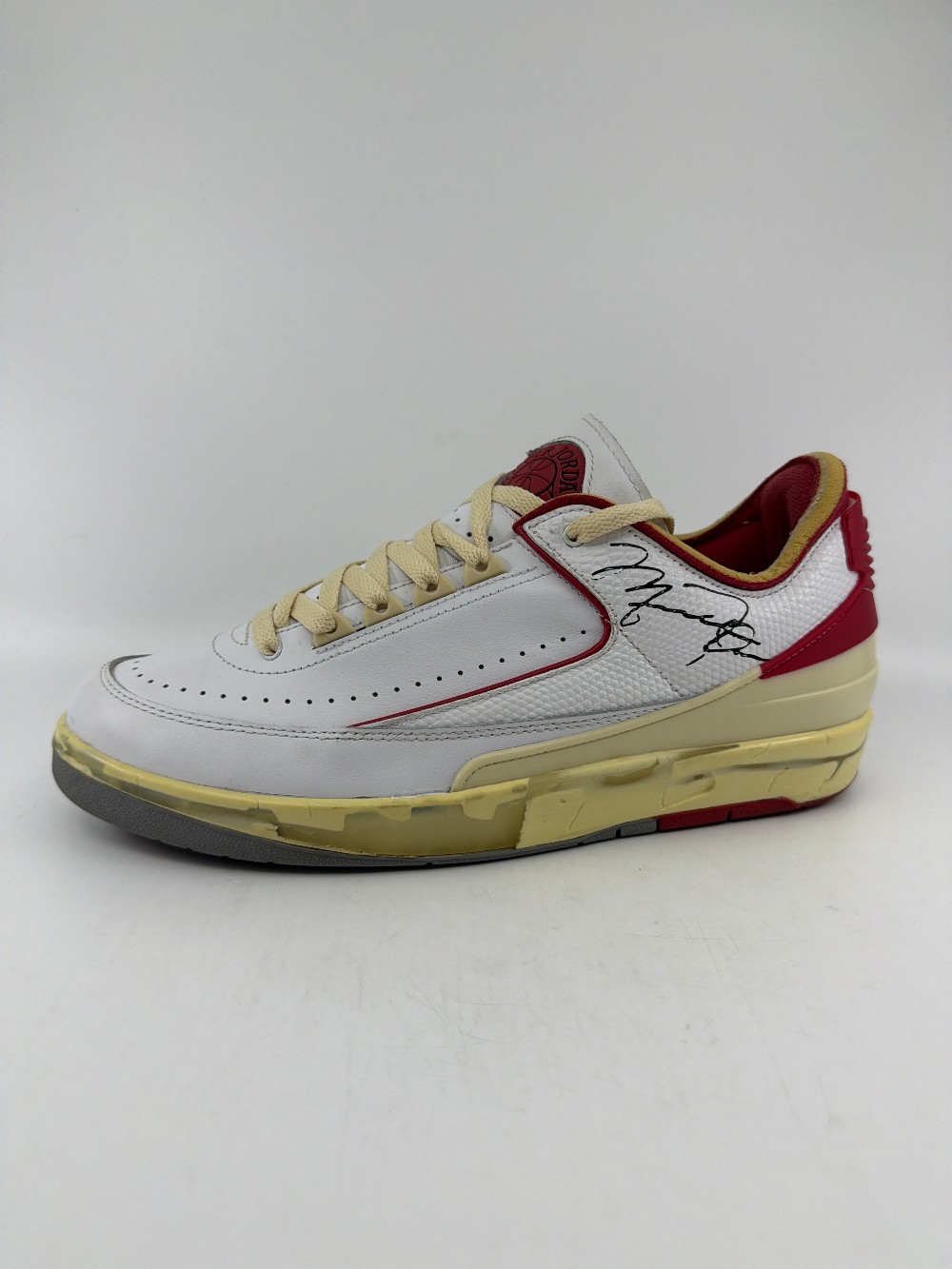 *USED* AJ 2 LOW X OFF-WHITE - WHITE RED