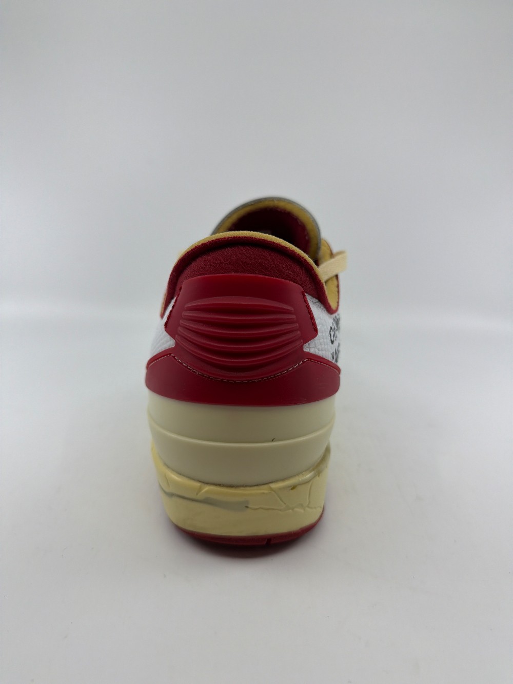 *USED* AJ 2 LOW X OFF-WHITE - WHITE RED